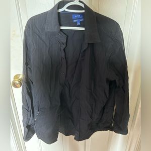 Men’s Black Button Up Long Sleeve